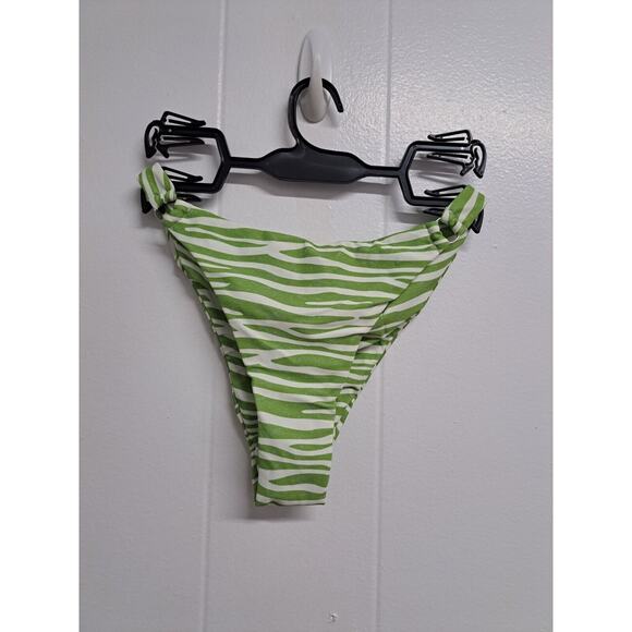 Soly Hux 3 Piece Swimsuits Triangle Bikini with Mesh Beach skirt Green Size S - Picture 10 of 14
